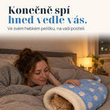 Ilustrační foto: Konečně spí hned vedle vás. Ve svém hebkém pelíšku, na vaší posteli.