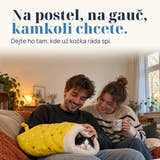 Ilustrační foto: Na postel, na gauč, kamkoli chcete. Dejte ho tam, kde už kočka ráda spí.