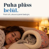 Illusztráció: Puha plüss belül. Pont ott, ahová szeret bebújni.