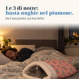 Immagine illustrativa: Le 3 di notte: basta unghie nel piumone. Ha il suo posto, sul tuo letto.