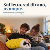 Immagine illustrativa: Sul letto, sul divano, ovunque. Mettilo dove dorme già.