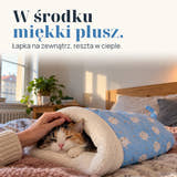 Zdjęcie poglądowe: W środku miękki plusz. Łapka na zewnątrz, reszta w cieple.