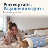 Imagem ilustrativa: Portes grátis. Pagamento seguro. Devolução em 14 dias.
