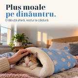 Imagine ilustrativă: Pluș moale pe dinăuntru. O lăbuță afară, restul la căldură.