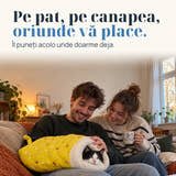 Imagine ilustrativă: Pe pat, pe canapea, oriunde vă place. Îl puneți acolo unde doarme deja.
