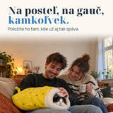 Ilustračná fotografia: Na posteľ, na gauč, kamkoľvek. Položíte ho tam, kde už aj tak spáva.